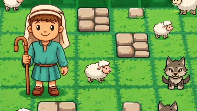 The Good Shepherd game screenshot - guiding flock